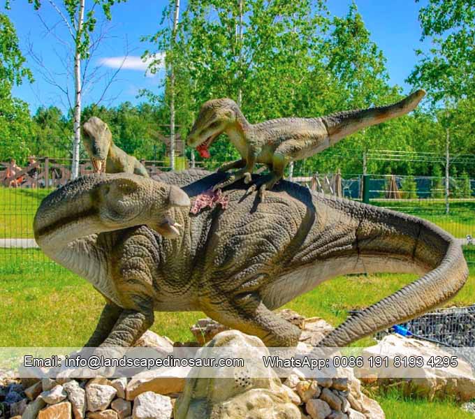 Animatronic Life Size Raptor Statue for Park-03